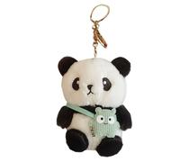Panda Key Chain - Cute Panda Car Keychain, Bag Pendant Decor, Pandaa Keyring For Car Keys, Backpack, Belt, Cute Animal Charm Keychain, Adorable Accessory For Women, Men, Students, Travelers, Gift Idea
