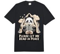 Panda Leyendo por Favor déjame Leer en Paz Comfort Colors Adult Heavyweight T-Shirt
