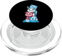 Panda LGBTQ Stack Rainbow Pride Panda PopSockets PopGrip para MagSafe