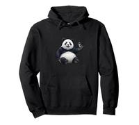 Panda Martín Gigante Pájaro Aves Biólogo Animal Sudadera con Capucha
