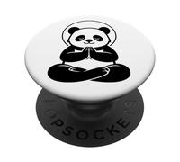 Panda Meditador Yoga Zen Balance PopSockets PopGrip Adhesivo