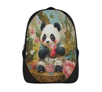 Panda Mochila Infantil,Mochila Escolar Para Niños Mochila Escolar De Dibujos Animados En 3D Mochilas Escolares Anime Mochila 3D Estampado Mochila Bolsa De Viaje Para Niños Y Niñas 40x28x16cm