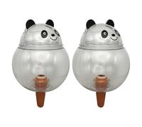 Panda Motif - Dispositivo de riego por goteo para plantas con capacidad de 500 ml, soporta la salud de las plantas en interiores y exteriores sin riego excesivo