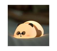 Panda Night Light, Kawaii Squishy Animal Night Lamp, LED Silicone Bedside Lamp Touch Control Sleeping Lamp for Kids Room Decor
