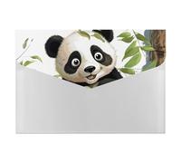 Panda on The Tree Branch - Organizador de archivos de acordeón de 6 bolsillos, organizador de documentos expandible, carpeta de acordeón con etiquetas, carpetas de documentos de viaje, sobres de