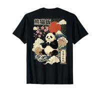 Panda Onigiri Japonés (On Back) Camiseta