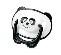 Panda Pacifier, Cartoon Style Baby Soother, Soft Silicone Nipple, Nighttime Comfort Dummys, With Clip On Organizer Case, Featuring Silicone Material, 2.76x2.36x2.17in