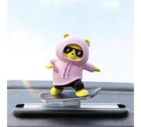 Panda Patinete Deslizante para Mercedes Benz GLC Coupe X254 2023-2026 | Se desliza en curvas, rodamientos silenciosos, adhesivo sin rastros, sin olor, 12x10cm.