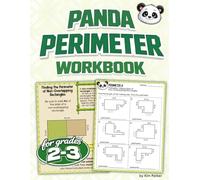 Panda Perimeter Workbook for Grades 2-3: Fun Geometry Activities and Perimeter Math Practice with Engaging Worksheets and a Panda Sanctuary Project for Kids