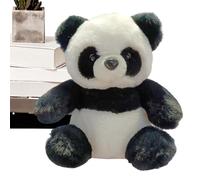 Panda Plush Doll, Stuffed Animal Toy, 7.09x7.09x9.84 Inches Realistic Cute Emotional Entertainment Heart Warming Charm, Soothing Companion for Women, Kids, Teens, and Adults