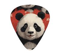 Panda - Púas de guitarra en tamaños finos, medianos y gruesos, juego de 12 piezas, adecuadas para guitarra eléctrica y varios instrumentos