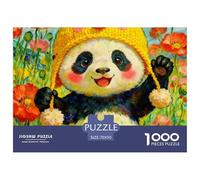 Panda Puzle 1000 Piezas Animals - Desafío Decorativo, Mindfulness En Pareja, Póster 1:1, 70x50cm/1000pcs