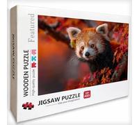 Panda Puzzle 6000 Piezas Adultos, Hojas Puzzle Madera con Caja 179x105cm, Rompecabezas Adultos de Alta Dificultad, para Toda La Familia, Pasatiempo Creativo, Juego de Rompecabezas, Regalo, E-1185