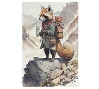 Panda Puzzle de 1000 piezas, puzzle de madera, desafiante juego de habilidad para toda la familia, niños, adultos, a partir de 12 años, 78 x 53 cm