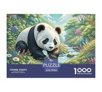 Panda Puzzles 1000 Pièces Pour Adultes Sur Le Thème De Animal Classique Difficile Et Stimulant Parfait Les Amateurs Art 70x50cm/1000pcs