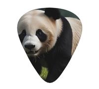 Panda Real 3D - Púas de guitarra en tamaños finos, medianos y gruesos, juego de 12 piezas, adecuadas para guitarra eléctrica y varios instrumentos