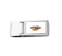 Panda Red Raccoon Bed Art Deco Fashion Slim Money Clip Stainless Holder Pocket Wallet