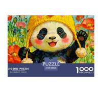 Panda Rompecabezas 1000 Piezas Animals - Decoración Sofisticada, Impresión Mate, Regalo Coleccionistas, 38x26cm/1000pcs