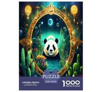 Panda Rompecabezas Imposible,desafío for Adults Entretenimiento Creativo 1000 Piezas Obra De Arte De Juego De para Adultos Y Niños A Partir De 12 Años 70x50cm/1000pcs