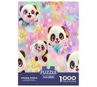 Panda Rompecabezas Imposible,desafío for Adults Juego EduGatoivo 1000 Piezas Obra De Arte De Juego De para Adultos Y Niños A Partir De 12 Años 38x26cm/1000pcs