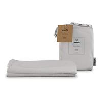 Panda Sábanas bajeras 100% bambú para niños (Blanco, Cama Cuna: 140 x 70 x 15 cm)