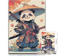 Panda Samurai - Lindo Samurai - Rompecabezas de 1000 Piezas - Juego de Aprendizaje para Practicar Habilidades - Regalo considerado para Momentos Felices - Tamaño 50x75cm