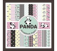 Panda Scrapbook Paper: Bamboo Bear Pattern Craft Paper Pad For Scrapbooking, Mixed Media, Junk Journals & Paper Crafts; 8.5 x 8.5"