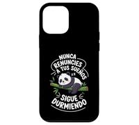 Panda Sigue Durmiendo Divertido Motivadora Sueños Siesta Carcasa para iPhone 12 Mini