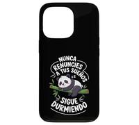 Panda Sigue Durmiendo Divertido Motivadora Sueños Siesta Carcasa para iPhone 13 Pro