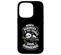 Panda Sigue Durmiendo Divertido Motivadora Sueños Siesta Carcasa para iPhone 14 Pro