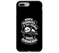 Panda Sigue Durmiendo Divertido Motivadora Sueños Siesta Carcasa para iPhone 7 Plus/8 Plus