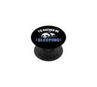 Panda Sleep Funny Nap Humor Lazy I'D Rather Be Sleeping PopSockets PopGrip Adhesivo
