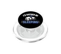 Panda Sleep Funny Nap Humor Lazy I'D Rather Be Sleeping PopSockets PopGrip para MagSafe