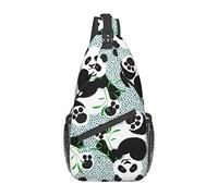 Panda Sling Bag, Chest Bag Daypack, Crossbody Sling Mochila para Viajes, Deportes, Correr, Senderismo