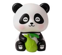 Panda - Solar Powered Dashboard Decor | Cute Nodding Car Ornament, ABS Dancing Animal Figurine For Auto Interior and Home Office, Eco-Friendly Good Luck Travel Companion