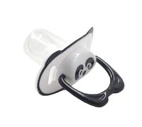 Panda Style Cartoon Pacifier - Crying Free Night, Round Silicone Soother, Soft Nipple Teether, Breathable, Storage Box, Safe Gift For Infant Travel Trip Home Outdoor Sleep Usage