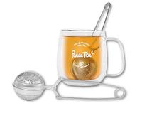 Panda tea - Bola de té de acero inoxidable - Infusor de té original y práctico para preparar tus tés a granel - Bola a the con asa