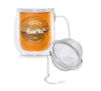 Panda tea - Bola de té de acero inoxidable - Infusor de té original y práctico para preparar tus tés a granel - Bola a the con cadena
