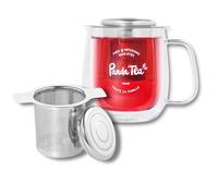 Panda tea - Cesta de té de acero inoxidable - Infusor de té original y práctico para preparar té a granel - Colador de té