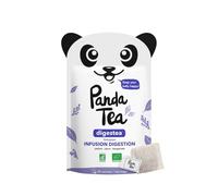 Panda Tea - Digestea | Infusión Ecológica para la Digestión y la Hinchazón Abdominal | 28 Bolsitas de Algodón