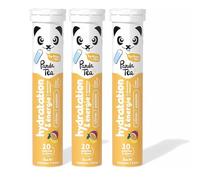 Panda Tea - Hidratación y Energía | Limón y Maracuyá | 60 Pastillas Sin Azúcar | Electrolitos para una Hidratación Óptima | Ideal para el Deporte y el Día a Día