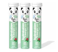 Panda Tea - Hidratación y Energía | Menta y Frambuesa | 60 Pastillas Sin Azúcar | Electrolitos para una Hidratación Óptima | Ideal para el Deporte y el Día a Día
