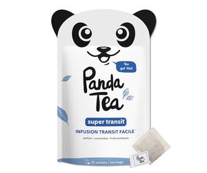 Panda Tea Super Transit | La Infusión que Favorece el Tránsito Intestinal y la Eliminación para Recuperar el Bienestar Digestivo | 28 Bolsitas