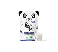 Panda Tea - Sweet Dreams | Infusión Ecológica para un Sueño Profundo con Verbena, Melisa y Pasiflora | 28 Bolsitas de Muselina | Infusión Relajante y de Bienestar