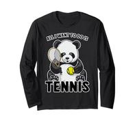 Panda Tennis, Todo lo Que Quiero Hacer es un Lindo Jugador de Osos Manga Larga