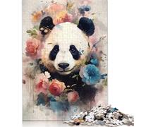 Panda The Fluffy Wonder Puzzle Imposible, desafío for Adults Entretenimiento Creativo 1000 piezas Obra De Arte De Juego De Para Adultos Y Niños Mayores de 12 Años 1000 unidades (75 x 50 cm)
