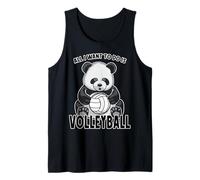 Panda Volleyball, Todo lo Que Quiero Hacer es un Lindo Jugador de Osos Camiseta sin Mangas