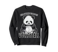 Panda Volleyball, Todo lo Que Quiero Hacer es un Lindo Jugador de Osos Sudadera