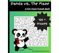 Panda vs. The Maze: A Fun Maze Puzzle Book, activity book, Big page (7.5x9.25 in), panda theme
