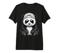 Panda with Sunglasses Graphic Motif Animal Funny Panda Bear Camiseta Premium